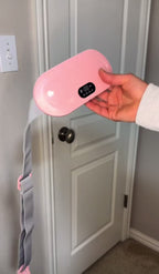 Sladdlös värmedyna för mensvärk med vibration och tre temperaturinställningar | Fioriscas