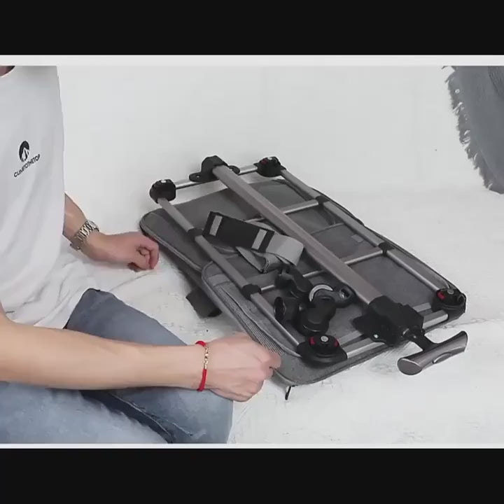 Sistema de viagem para animais de estimação extragrandes, portátil, com trolley destacável e transportadora | Fioriscas