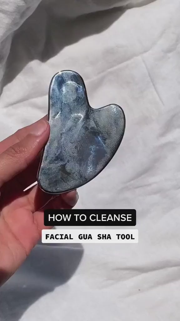 Gua sha-værktøj i rustfrit stål til lymfedrænage | Fioriscas