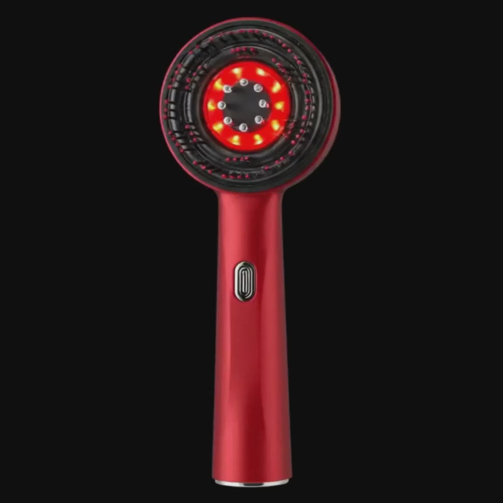 Scalp Massage Tool For Daily Hair Routine With Waterproof 630nm Red LED