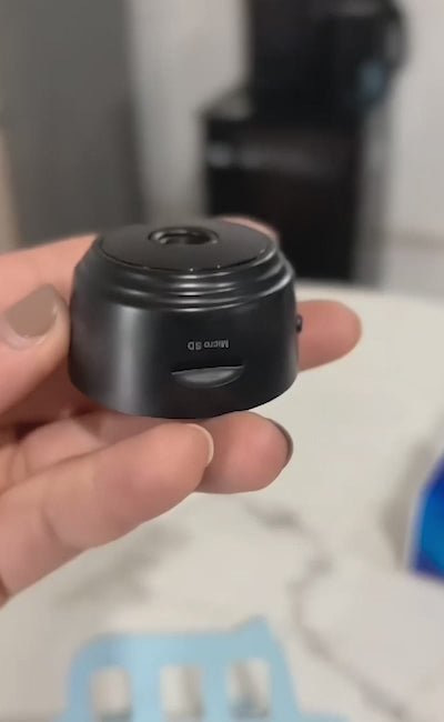 Mini câmara de segurança inteligente HD para monitorização remota 24 horas por dia e visão noturna | Fioriscas