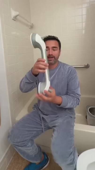 Secure Suction Shower Grab Bar for Safe Bathroom Support | Fioriscas