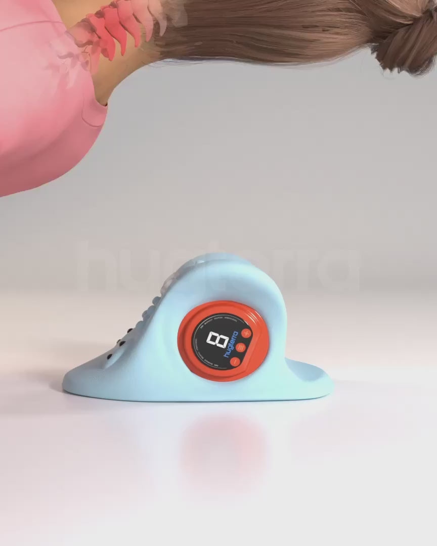 4-in-1 Neck Massager With Heat, EMS, And Stretch Support