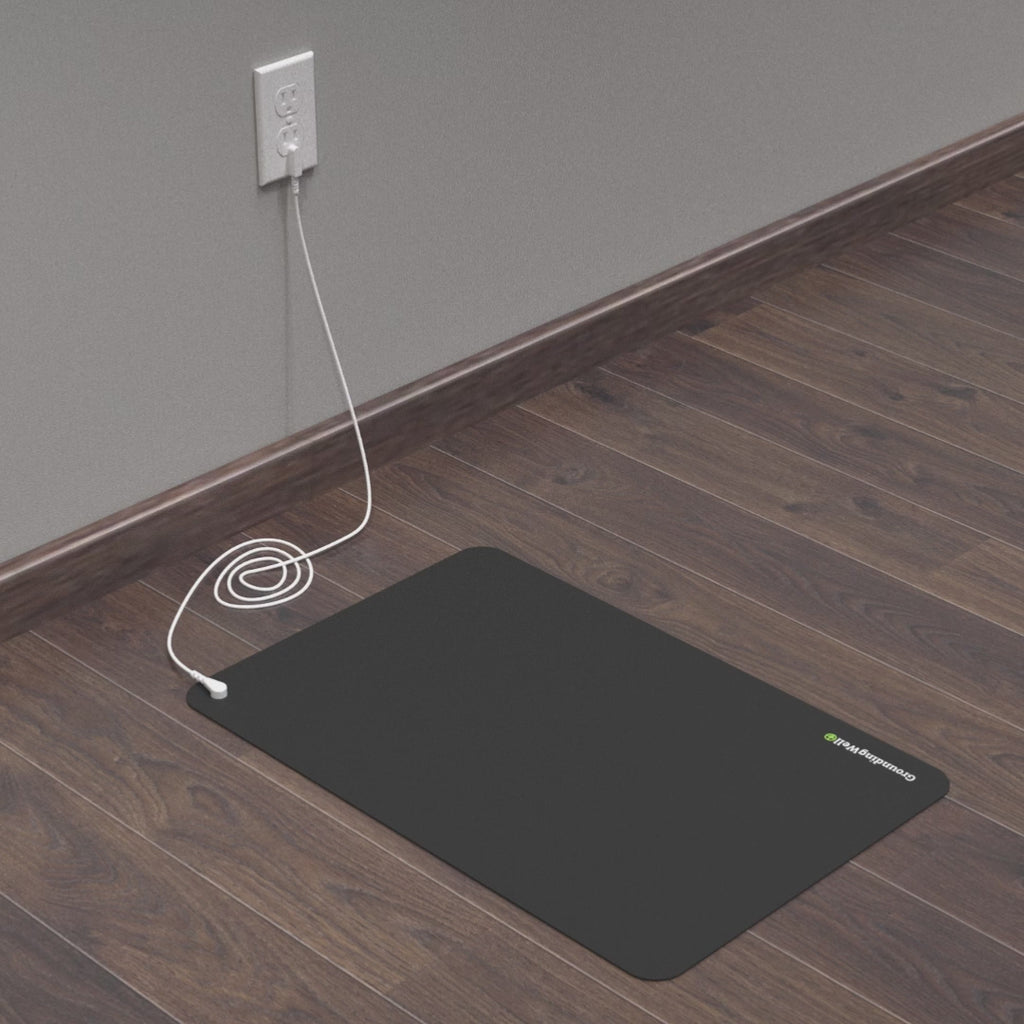 Ledende jordforbindelsesmåtte med 10-fods kabel til indendørs jordforbindelse