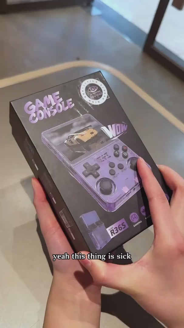 Przenośna konsola do gier retro Orvio KeyPlay 64GB z podwójnymi analogowymi drążkami