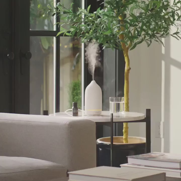 Difusor de cerâmica para utilizar com óleos essenciais em casa e no escritório | Fioriscas