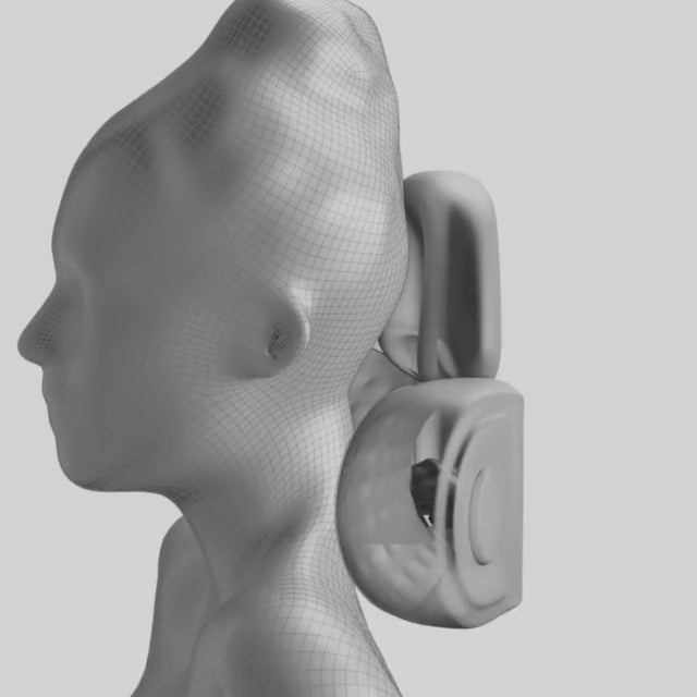 Vibrations-Nackenmassagegerät mit Haltungshilfe und Wärme