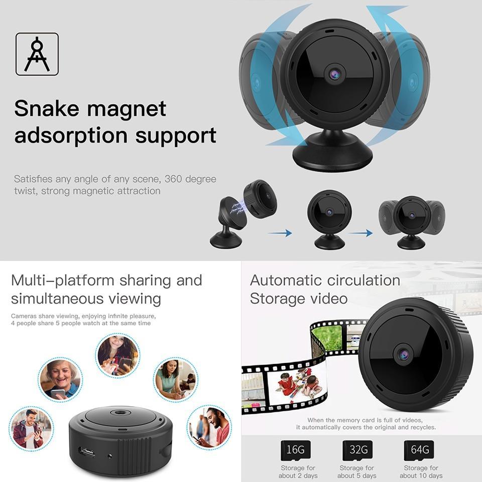 Sikkerhedskamera NovaGuard EchoCam — Trådløst 1080p natvision