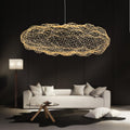 Stjerneklar LED-sky lampe med håndformet jern i art deco-design, Celestra