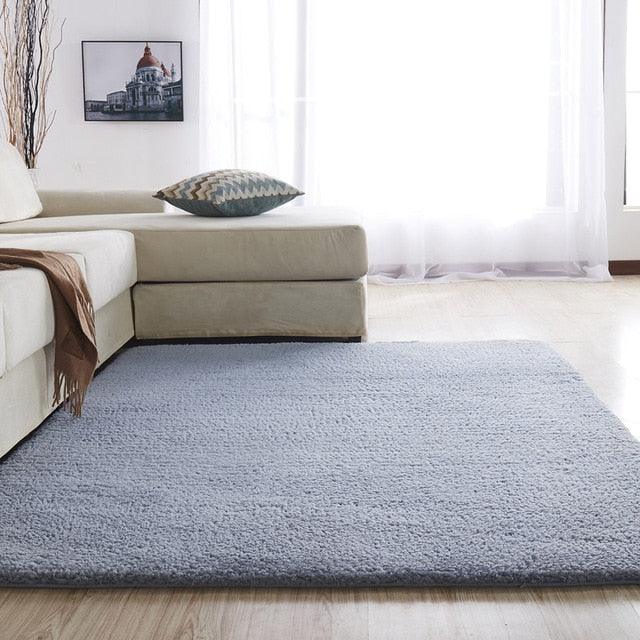 Tapis, velours en microfibre, envers imperméable antidérapant, 9 coloris
