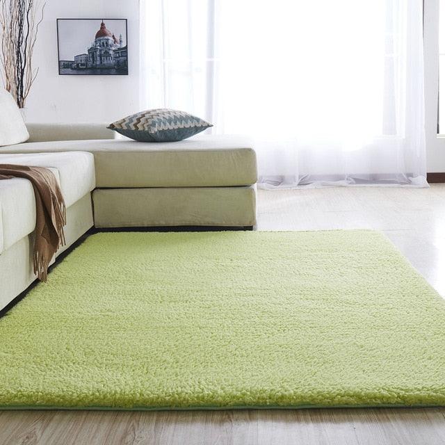 Tapis, velours en microfibre, envers imperméable antidérapant, 9 coloris