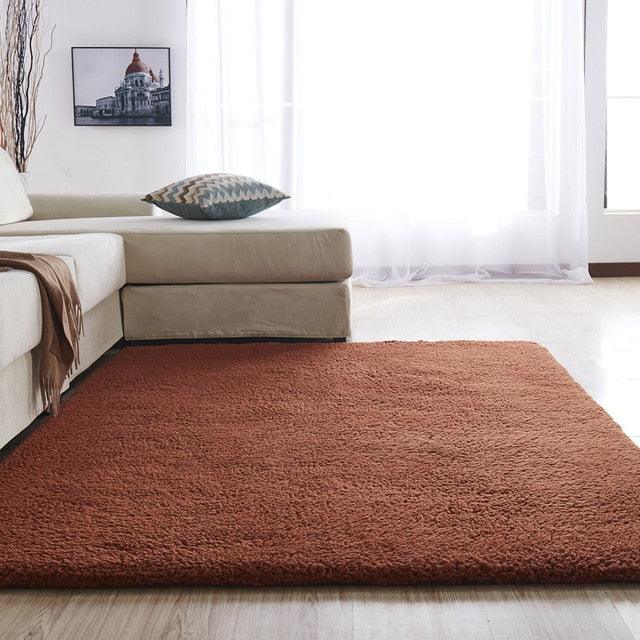 Tapis, velours en microfibre, envers imperméable antidérapant, 9 coloris