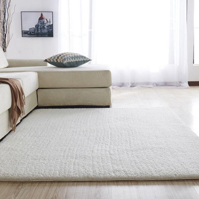Tapis, velours en microfibre, envers imperméable antidérapant, 9 coloris