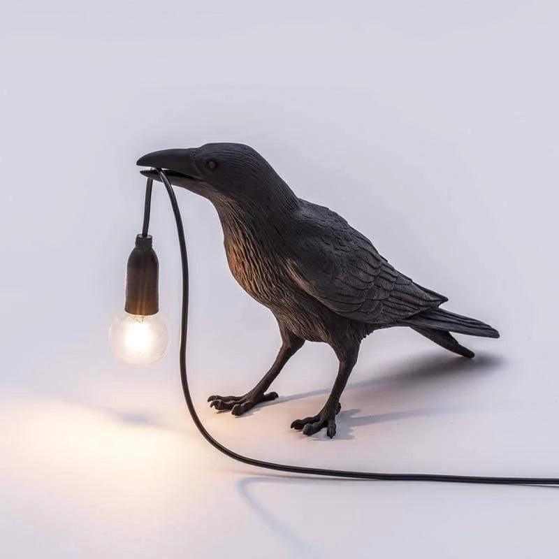 מנורת קיר בצורת ציפור עם תאורת LED לחדרי שינה ולעיצוב בית אלגנטי | Fioriscas