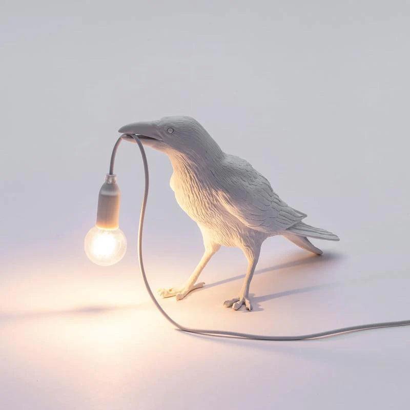 מנורת קיר בצורת ציפור עם תאורת LED לחדרי שינה ולעיצוב בית אלגנטי | Fioriscas