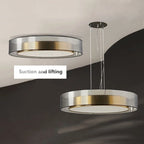 Zentra TriLight -kattovalaisin, 3000 K / 4000 K / 5000 K, tasoon asennettava tai riippuvalaisin