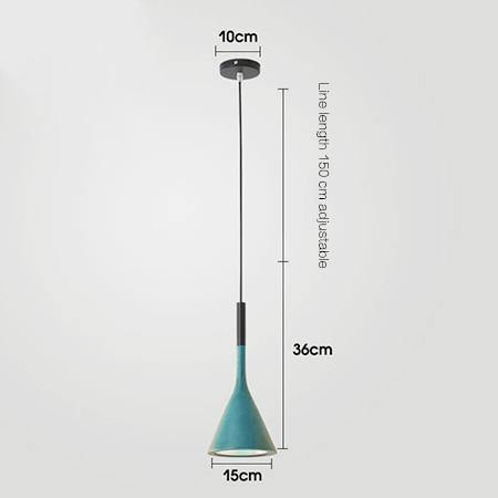 Závěsné světlo Cone Shade, severský design pro jídelny a vstupní prostory