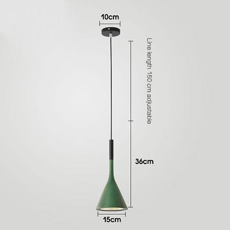 Závěsné světlo Cone Shade, severský design pro jídelny a vstupní prostory
