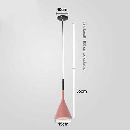 Závěsné světlo Cone Shade, severský design pro jídelny a vstupní prostory