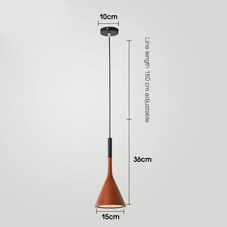 Závěsné světlo Cone Shade, severský design pro jídelny a vstupní prostory