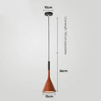 Závěsné světlo Cone Shade, severský design pro jídelny a vstupní prostory