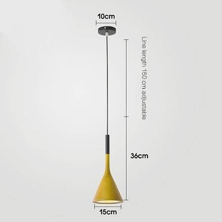 Závěsné světlo Cone Shade, severský design pro jídelny a vstupní prostory