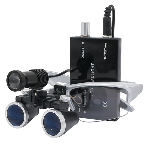 LED Magnifying Loupe Headset, OrionView Binocular 2.5X to 3.5X