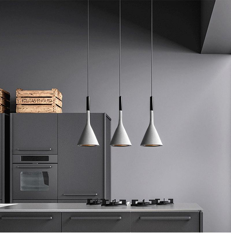 Závěsné světlo Cone Shade, severský design pro jídelny a vstupní prostory