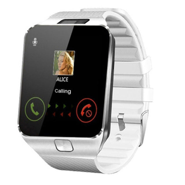 Smartwatch with SIM Card Support – Bluetooth Fitness Tracker, Touchscreen, Camera & Multi-Language