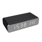 Langaton lataava herätyskello LED-näytöllä, AstraLume ClockCharge