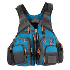 Gilet de pêche Castaway à 11 poches pour la pêche en kayak, à la mouche et en canoë