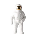 Astronautkuglevase i keramik, borddekoration med rumtema, to størrelser