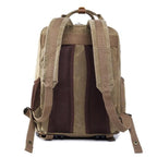 NovaVoyage DSLR Camera Backpack In Waterproof Waxed Canvas