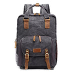 NovaVoyage DSLR Camera Backpack In Waterproof Waxed Canvas