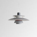 Lampa wisząca Petal, inspirowana stylem duńskim, żelazna rama, 3 rozmiary
