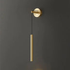 Marlow LED-vägglampa i koppar, uppåtriktat ljus, svart eller guld