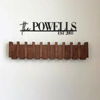 Solid Wood Coat Rack For Wall, Kaeluo Piano-Inspired Hook Design