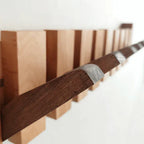 Solid Wood Coat Rack For Wall, Kaeluo Piano-Inspired Hook Design