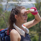 BreezeBand Pro 22 – ventilator de gât reîncărcabil, fără palete, purtabil | Fioriscas