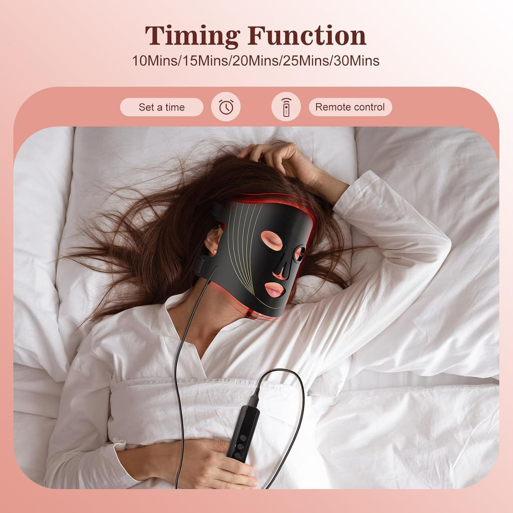 Glow Ritual – Freihändige LED-Lichttherapiemaske für strahlende, gesund aussehende Haut | Fioriscas