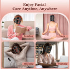 Glow Ritual – Freihändige LED-Lichttherapiemaske für strahlende, gesund aussehende Haut | Fioriscas