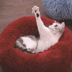 CalmPaws knus kattenbed, zacht kussen in maten XS tot en met XXL