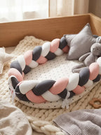 Breathable Bionic Baby Nest with Braided Bumper | Fioriscas