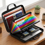 Fireproof & Waterproof Document Organizer – Grab-and-Go Emergency File Case | Fioriscas