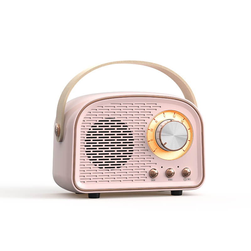 Retro Round Radio Bluetooth Speaker