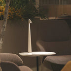 Bezdrátová LED stolní lampa s nordickým hliníkovým designem a dotykovým stmíváním
