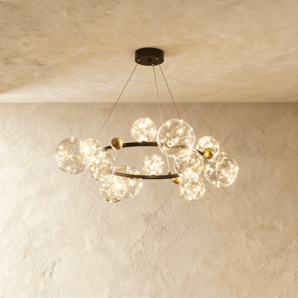 Lampadario Aurora Lumenveil per interni moderni di lusso