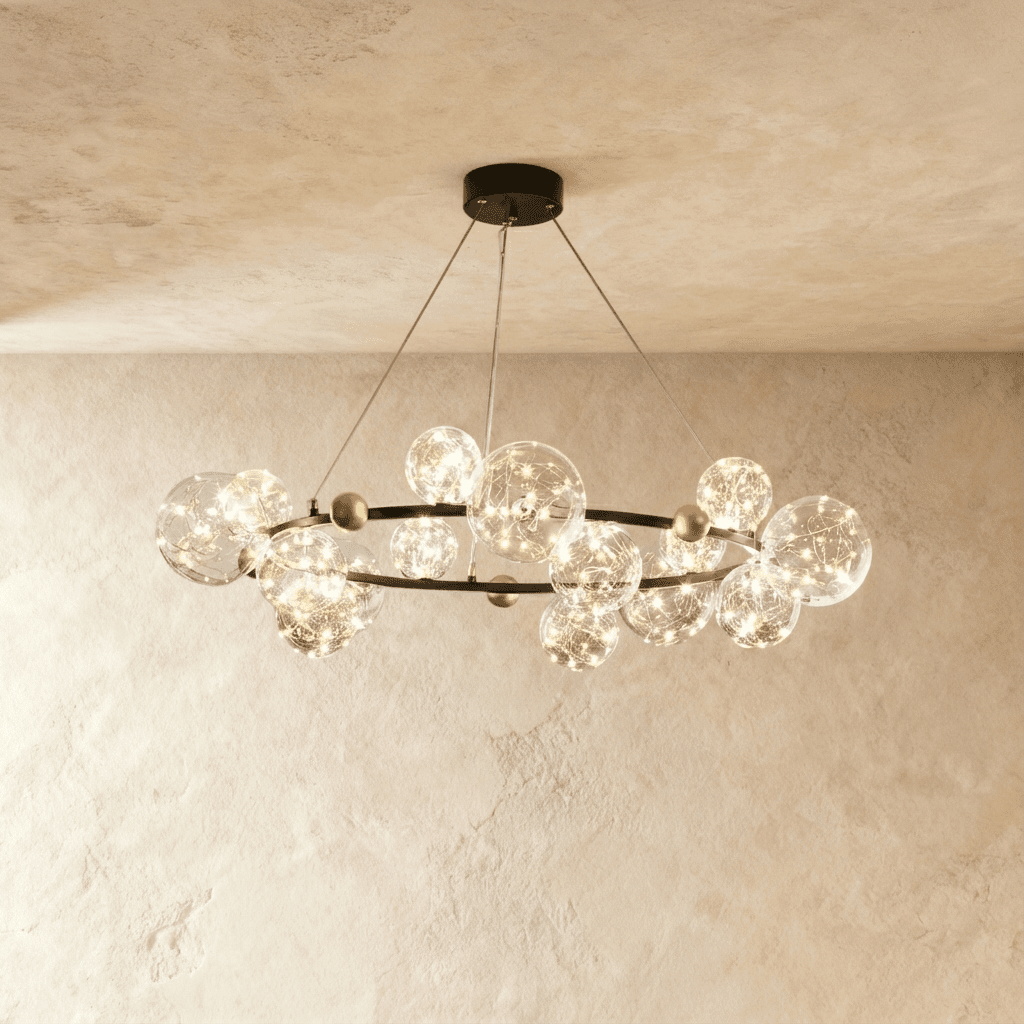 Lampadario Aurora Lumenveil per interni moderni di lusso
