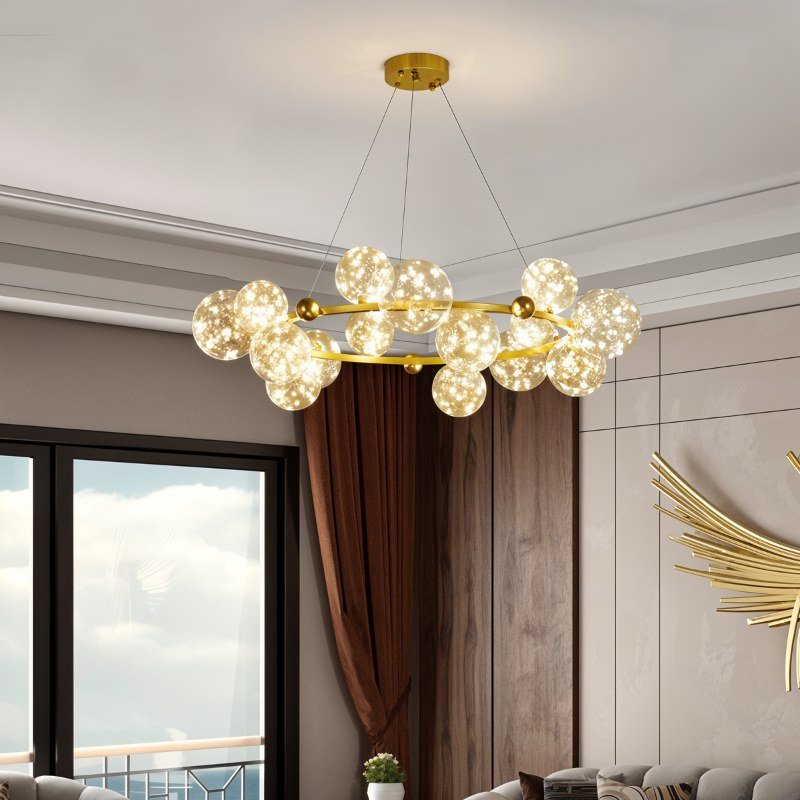 Lampadario Aurora Lumenveil per interni moderni di lusso