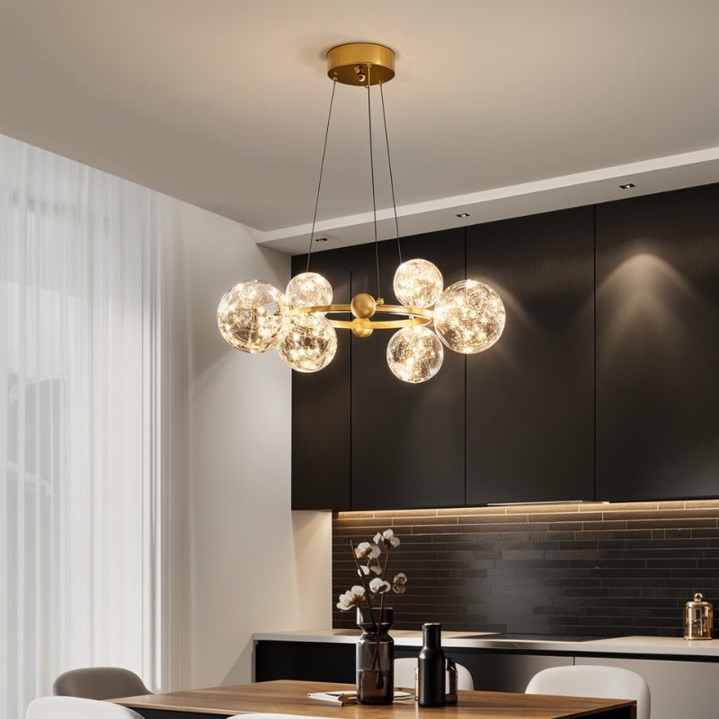 Lampadario Aurora Lumenveil per interni moderni di lusso